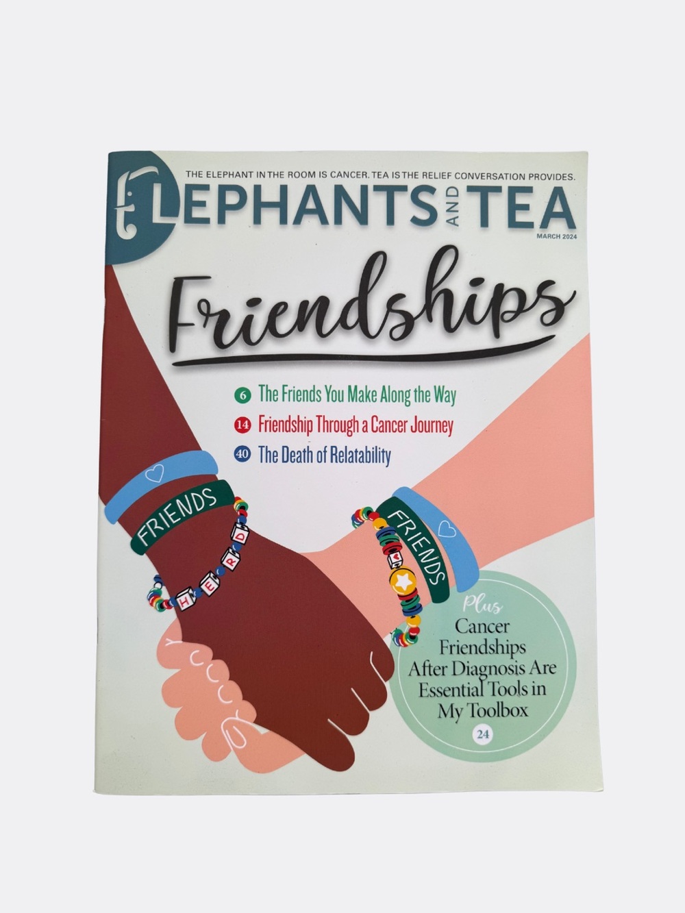 Elephants and Tea Cancer Survivorship Magazine Lot of 4 2023–2024 - Picture 2 of 5